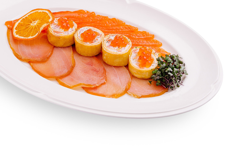 Αυγοτάραχο Κεραμωτής με λαδολέμονο και φιλέτο ψαριού